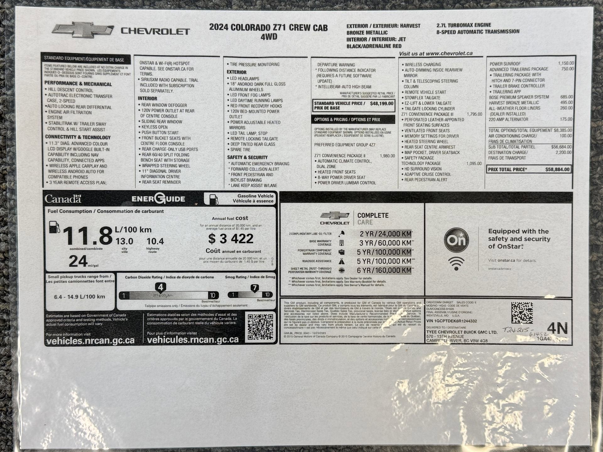 2024 Chevrolet Colorado Z71