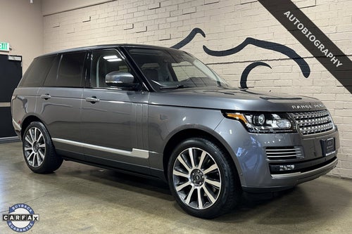 2016 Land Rover Range Rover 5.0L V8 Supercharged Autobiography