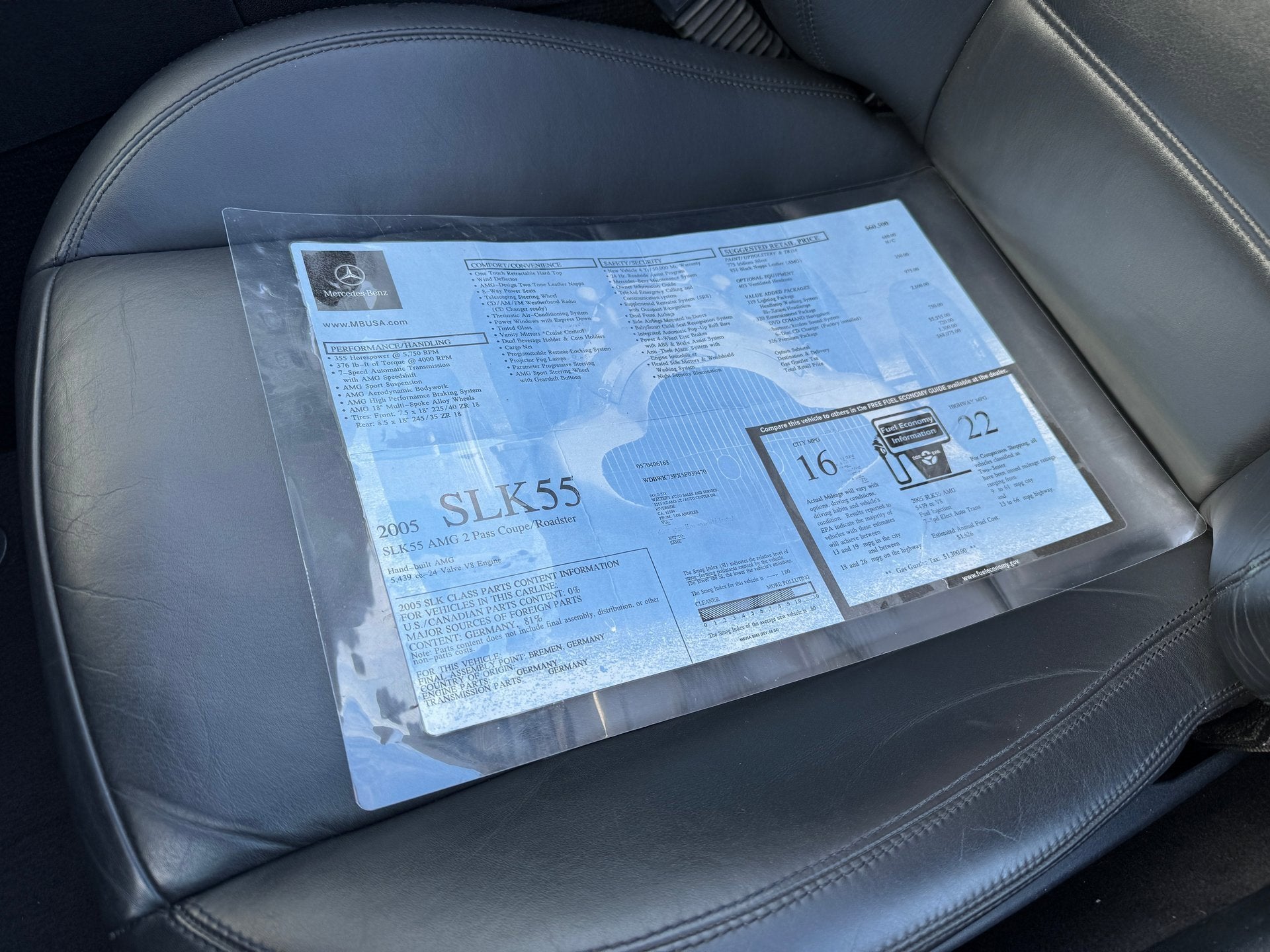 2005 Mercedes-Benz SLK AMG®