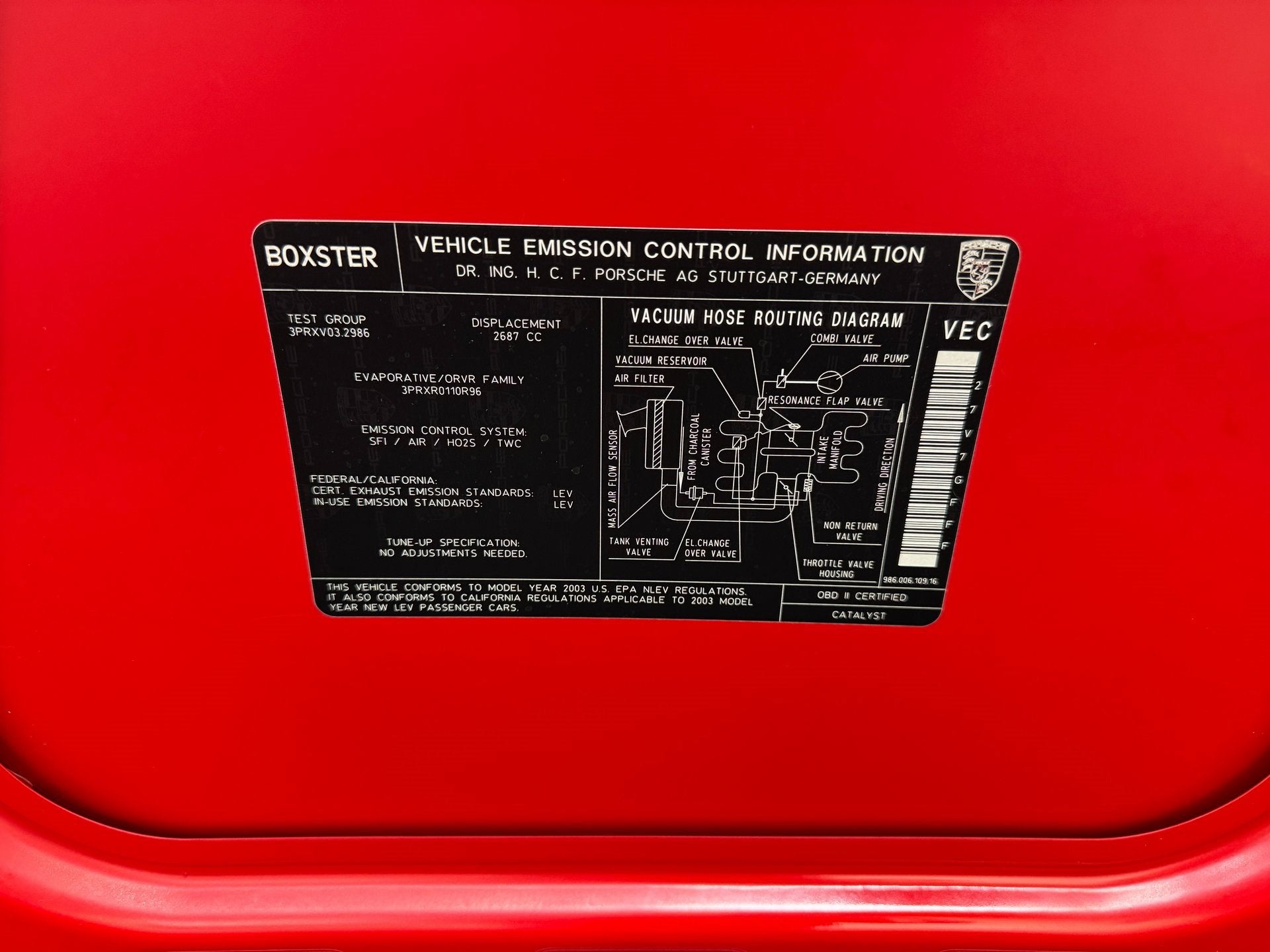 2003 Porsche Boxster Convertible