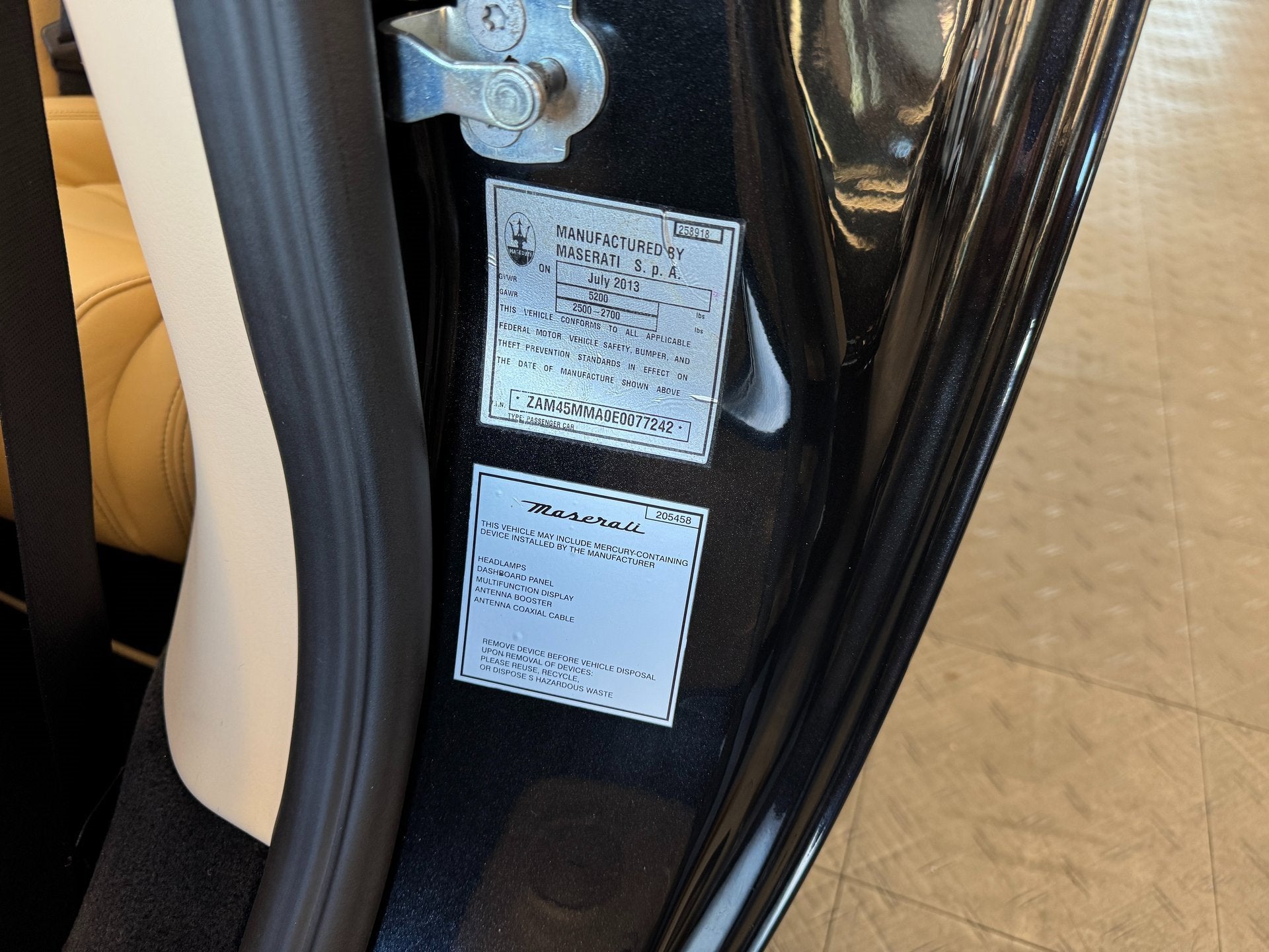 2014 Maserati GranTurismo Convertible 2dr Conv GranTurismo