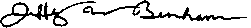Jeff Benham signature